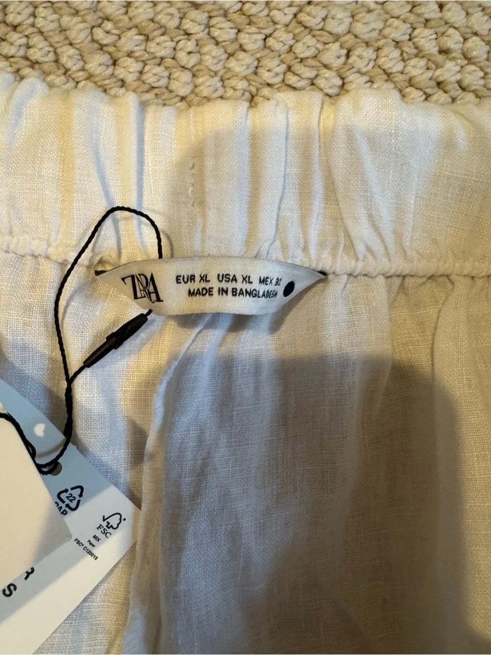 Zara linen wide